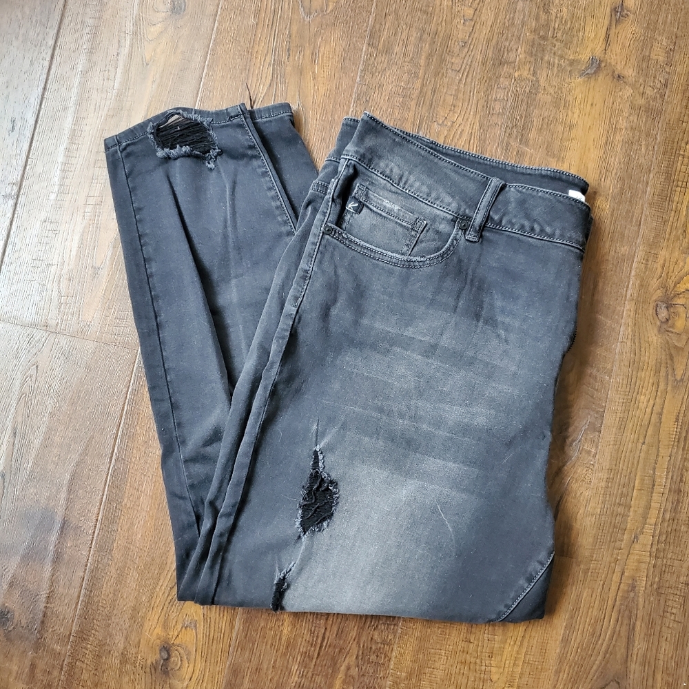 Kancan Plus Size Black Jeggings Size 20